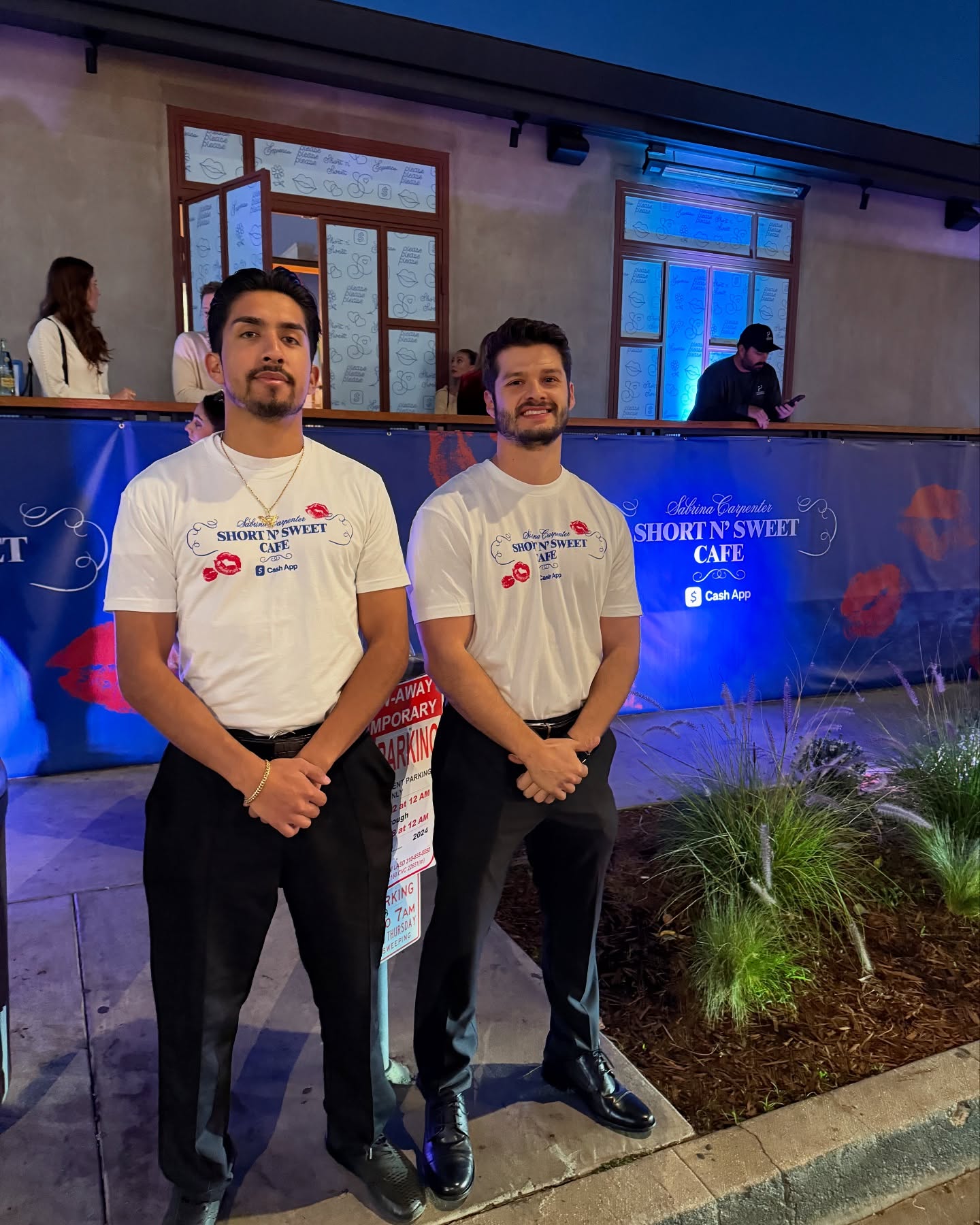 Mint Valet team assisting with valet service at pop-up event in West Hollywood